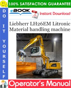 Liebherr LH26EM Litronic Material handling machine