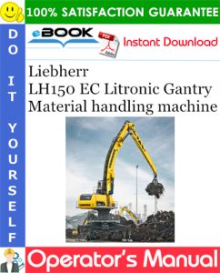 Liebherr LH150 EC Litronic Gantry Material handling machine