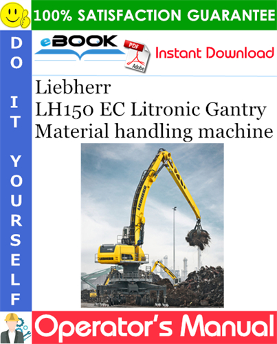Liebherr LH150 EC Litronic Gantry Material handling machine