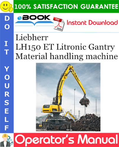 Liebherr LH150 ET Litronic Gantry Material handling machine