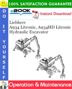 Liebherr A934 Litronic, A934HD Litronic Hydraulic Excavator