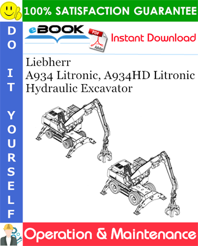 Liebherr A934 Litronic, A934HD Litronic Hydraulic Excavator