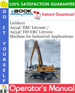 Liebherr A934C ERC Litronic / A934C HD ERC Litronic Machine