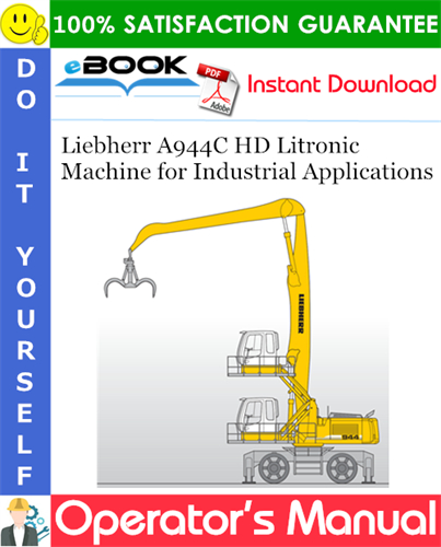 Liebherr A944C HD Litronic Machine for Industrial Applications