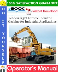 Liebherr R317 Litronic Industrie Machine for Industrial Applications