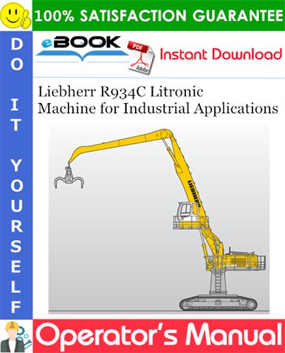 Liebherr R934C Litronic Machine for Industrial Applications