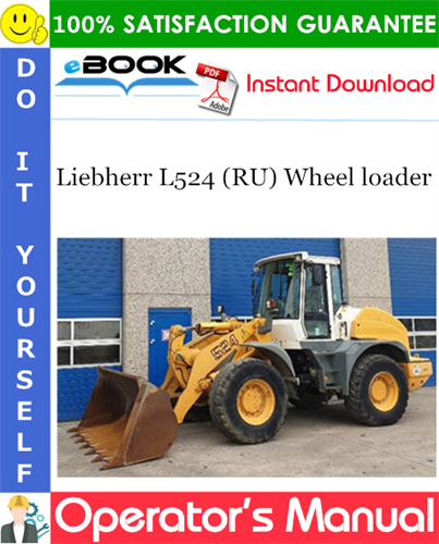 Liebherr L524 (RU) Wheel loader Operator's Manual