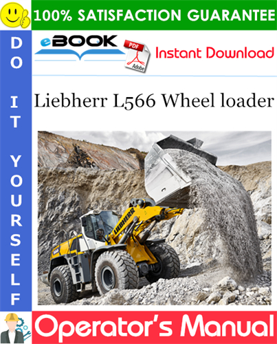 Liebherr L566 Wheel loader Operator's Manual
