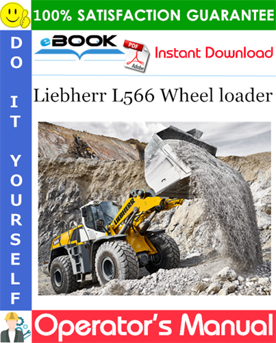 Liebherr L566 Wheel loader Operator's Manual
