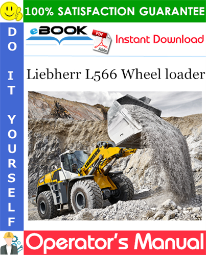 Liebherr L566 Wheel loader Operator's Manual