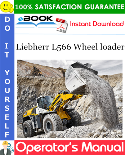 Liebherr L566 Wheel loader Operator's Manual
