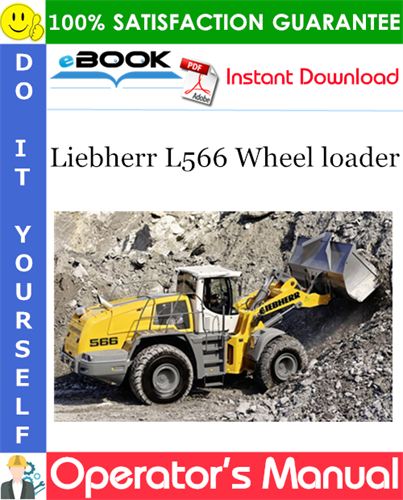 Liebherr L566 Wheel loader Operator's Manual