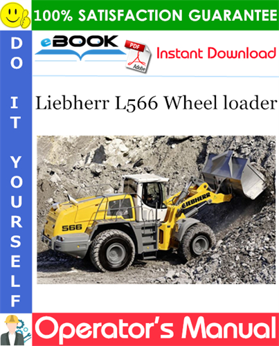 Liebherr L566 Wheel loader Operator's Manual