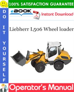 Liebherr L506 Wheel loader Operator's Manual