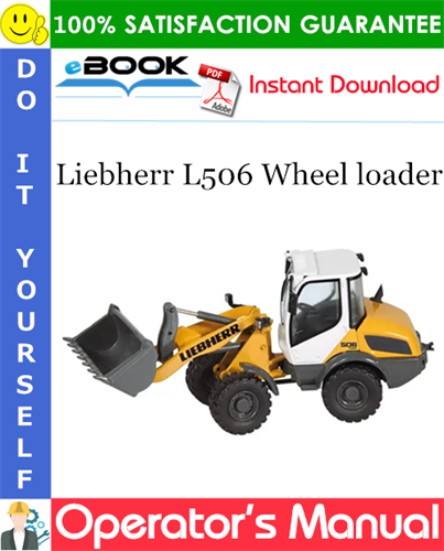 Liebherr L506 Wheel loader Operator's Manual