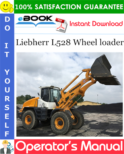 Liebherr L528 Wheel loader Operator's Manual