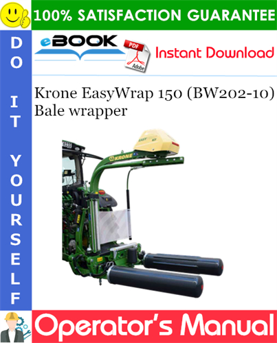 Krone EasyWrap 150 (BW202-10) Bale wrapper Operator's Manual
