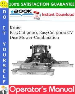 Krone EasyCut 9000, EasyCut 9000 CV Disc Mower-Combination