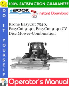 Krone EasyCut 7540, EasyCut 9140, EasyCut 9140 CV