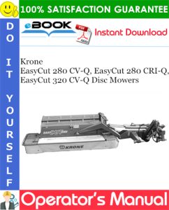 Krone EasyCut 280 CV-Q, EasyCut 280 CRI-Q, EasyCut 320 CV-Q Disc Mowers