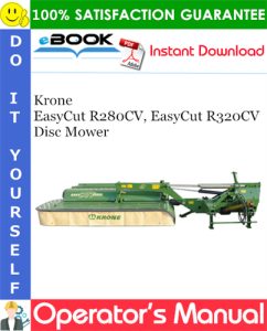 Krone EasyCut R280CV, EasyCut R320CV Disc Mower
