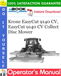 Krone EasyCut 9140 CV, EasyCut 9140 CV Collect Disc Mower