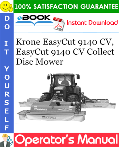 Krone EasyCut 9140 CV, EasyCut 9140 CV Collect Disc Mower