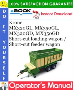 Krone MX320GL, MX350GL, MX320GD, MX350GD