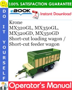 Krone MX320GL, MX350GL, MX320GD, MX350GD