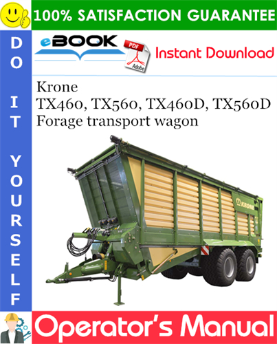 Krone TX460, TX560, TX460D, TX560D Forage transport wagon