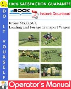 Krone MX330GL Loading and Forage Transport Wagon