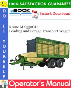Krone MX330GD Loading and Forage Transport Wagon