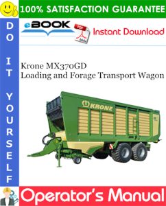 Krone MX370GD Loading and Forage Transport Wagon
