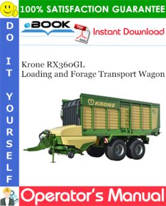 Krone RX360GL Loading and Forage Transport Wagon