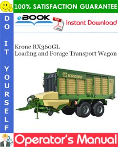 Krone RX360GL Loading and Forage Transport Wagon