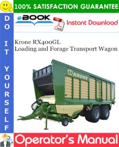 Krone RX400GL Loading and Forage Transport Wagon