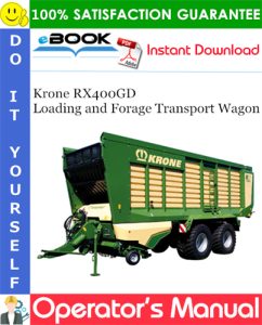 Krone RX400GD Loading and Forage Transport Wagon