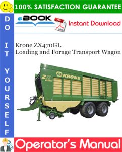 Krone ZX470GL Loading and Forage Transport Wagon