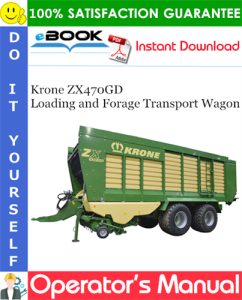 Krone ZX470GD Loading and Forage Transport Wagon