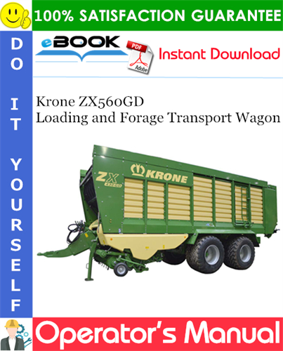 Krone ZX560GD Loading and Forage Transport Wagon