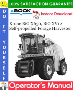 Krone BiG X650, BiG XV12 Self-propelled Forage Harvester