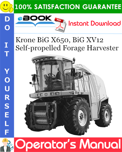 Krone BiG X650, BiG XV12 Self-propelled Forage Harvester