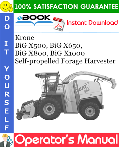 Krone BiG X500, BiG X650, BiG X800, BiG X1000