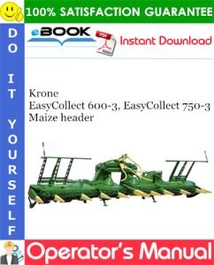Krone EasyCollect 600-3, EasyCollect 750-3 Maize header