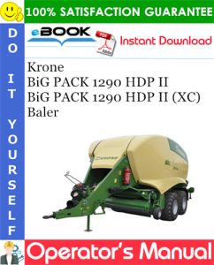 Krone BiG PACK 1290 HDP II, BiG PACK 1290 HDP II (XC) Baler