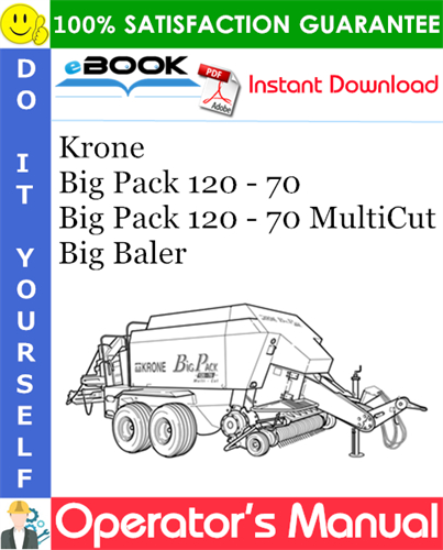Krone Big Pack 120 - 70, Big Pack 120 - 70 MultiCut Big Baler