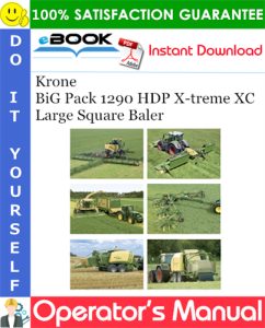 Krone BiG Pack 1290 HDP X-treme XC Large Square Baler