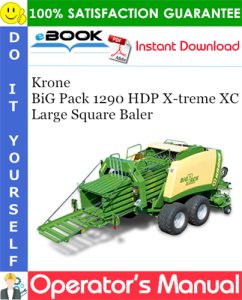 Krone BiG Pack 1290 HDP X-treme XC Large Square Baler