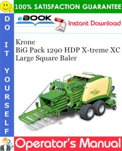 Krone BiG Pack 1290 HDP X-treme XC Large Square Baler