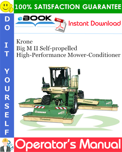 Krone Big M II Self-propelled High-Performance Mower-Conditioner